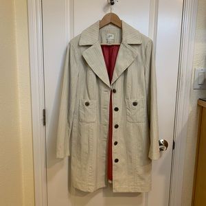 J Jill Corduroy Jacket, cream, size M